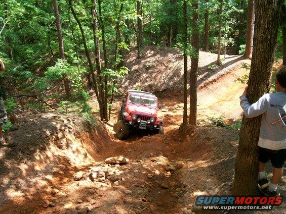 Billy's Rubi Red on Fun-Country hill climb