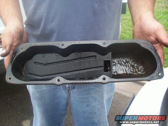 100_0546.jpg Me holding the passenger side valve cover, showing repugnant goo.