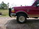 Side of Push Bar-- Note the Transfer case skid plate clearence, Took 3/4 of an inch out of it- hung too low for my taste.....