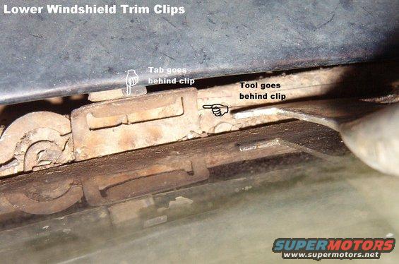 ws_tool9.jpg The lower trim clips are different, but they're released the same way.

These clips are intermittently not available new, so care should be taken not to damage them, or to allow them to corrode from debris trapped in the lower trim.

I have a few spares for sale.
[url=https://www.supermotors.net/registry/media/690344][img]https://www.supermotors.net/getfile/690344/thumbnail/wsclips.jpg[/img][/url]

See also:
[url=https://www.supermotors.net/registry/media/929326][img]https://www.supermotors.net/getfile/929326/thumbnail/windshieldmoulding.jpg[/img][/url] . [url=https://www.supermotors.net/registry/media/515203][img]https://www.supermotors.net/getfile/515203/thumbnail/wstool_.jpg[/img][/url] . [url=https://www.supermotors.net/vehicles/registry/media/515204][img]https://www.supermotors.net/getfile/515204/thumbnail/ws_tool1.jpg[/img][/url] . [url=https://www.supermotors.net/vehicles/registry/media/515205][img]https://www.supermotors.net/getfile/515205/thumbnail/ws_tool4.jpg[/img][/url] . [url=https://www.supermotors.net/vehicles/registry/media/515206][img]https://www.supermotors.net/getfile/515206/thumbnail/ws_tool5.jpg[/img][/url] . [url=https://www.supermotors.net/vehicles/registry/media/515208][img]https://www.supermotors.net/getfile/515208/thumbnail/ws_tool7.jpg[/img][/url] . [url=https://www.supermotors.net/registry/media/861043][img]https://www.supermotors.net/getfile/861043/thumbnail/56wstrimleaves.jpg[/img][/url] . [url=https://www.supermotors.net/vehicles/registry/media/690344][img]https://www.supermotors.net/getfile/690344/thumbnail/wsclips.jpg[/img][/url] . [url=https://www.supermotors.net/vehicles/registry/media/862576][img]https://www.supermotors.net/getfile/862576/thumbnail/wstrimbk95.jpg[/img][/url] . [url=https://www.supermotors.net/vehicles/registry/media/859762][img]https://www.supermotors.net/getfile/859762/thumbnail/wstrimbk.jpg[/img][/url]