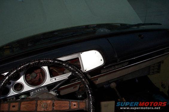 1978 Dodge Power Ram interior dashboard with wood trim and automatic shifter