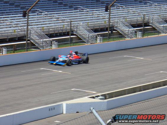 IndyCar racing car on track