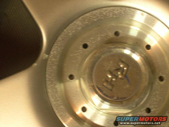 Paint chip from  a  socket dropped on  the rim... 