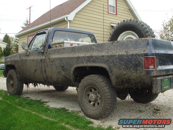 My little stocker after about three feet of muddy water!