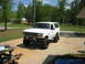 1996 Ford Bronco - Lights temporarily mounted... if I didnt have the brushguard I would definitely leave it like this.