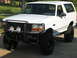 1996 Ford Bronco - This 1996 Ford Bronco is equipped with a brush guard and oversized tires.