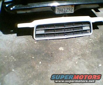 1973 Ford Ranchero grille and bumper