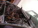 1962 Ford Thunderbird - Engine bay of a 1962 Ford Thunderbird undergoing restoration work.