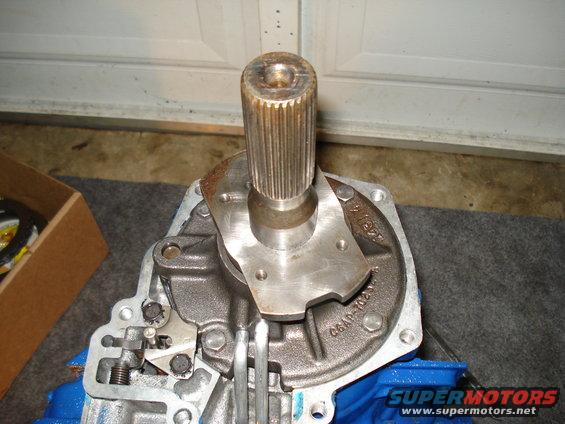 Transmission pump housing with splined shaft and part number C6AP-7023-A