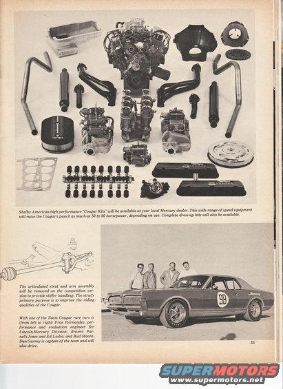 1967 Shelby Cougar Accesories