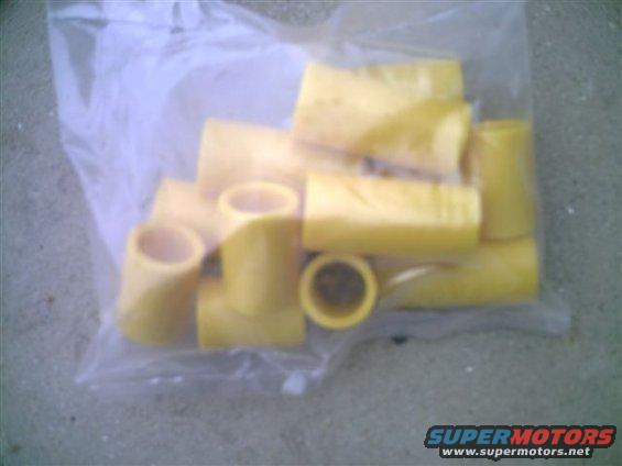 bag of yellow rubber bushings