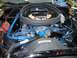 1972 Ford Ranchero - Close-up view of a Ford 351-4V engine, showing spark plug wires and air cleaner assembly.