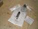 1995 Ford Probe - Fuel pump and installation instructions are displayed on a wooden surface.