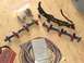 1995 Ford Probe - Aftermarket fuel rails and injectors are laid out with a wiring harness and control module.