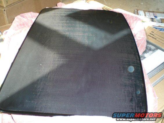 Carbon fiber moonroof panel