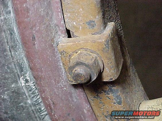 Firestone rim showing lug locked into the machined groove.