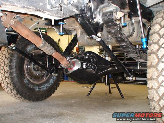 Rear end skidplate