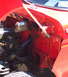 1971 Porsche 914 - Engine bay detail with brake fluid reservoir and hoses visible.