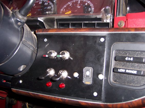 When I did the toggle switches. I planned ahead for a 3 pos. switch for the fan.