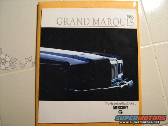 Sales Brochure front page
