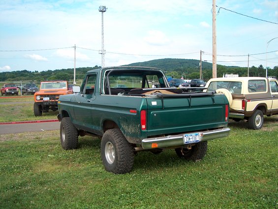 A member's Bronco that hasn't been around and I forgot his name.It had a soft top.