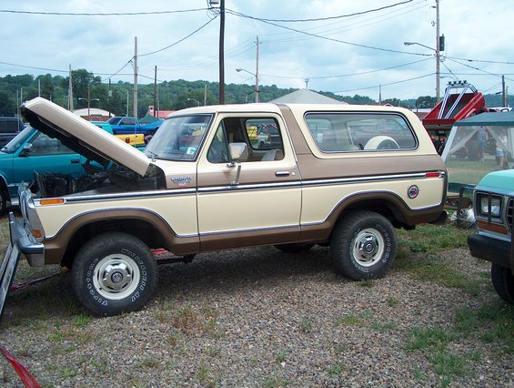 Border Patrol's low mileage Bronco.