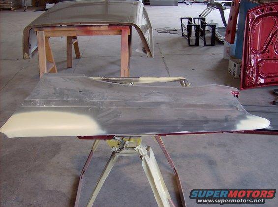 hood ready for paint