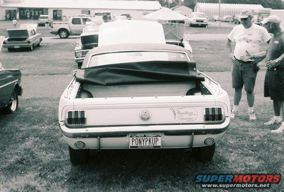 1 of 4 Mustang Rancheroes in the United States (rear view)