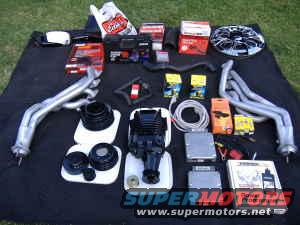 Supercharger, Long Tube Headers, & Etc.