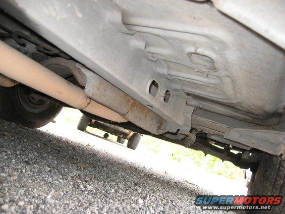 under side view -no rust