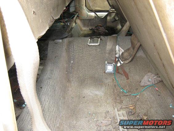 behind seat