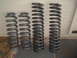 1986 Ford Bronco - new superflex 4" springs next to old ttb 4" tuff country springs
