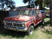 1977 Ford F-150 - This 1977 Ford F-150 pickup truck is seen from a 3q-front angle, parked outdoors.