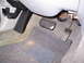 Mazda RX-8 deadpedal installed. braced it against the kickpanel and drilled two holes for mounting. ...