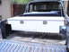 1978 Ford Bronco - Rear View of the trunk. I mounted it to provide room to slide larger objects under it.