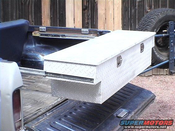 trunkextended1.jpg For ease of access, I mounted it on slide rails.