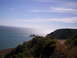 1989 Ford Bronco - Ocean view from a hillside overlooking the water and distant cliffs.