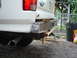 1989 Ford Bronco - Custom rear bumper fabrication on a white 1989 Ford Bronco.