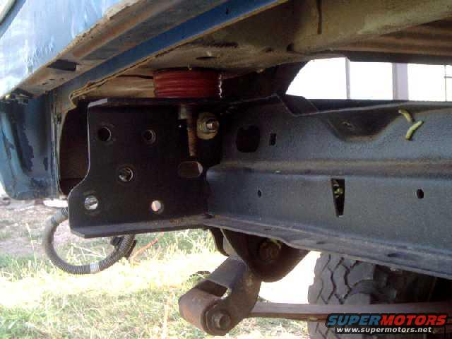 Mounting location for rear hangers