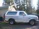 1994 Ford Bronco - two tone white grey