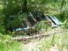 1996 Jeep Cherokee - old car in a streambed