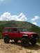 1996 Jeep Cherokee - vertical shot in the sun