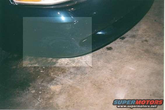 Spiderweb flex damage, right front