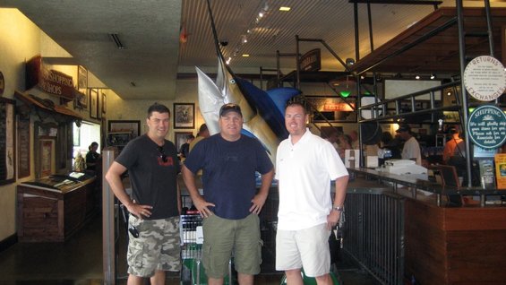 Michael Middleton, Casey Morris, & Coach in Destin, FL at the Bass Pro Shops June 2007