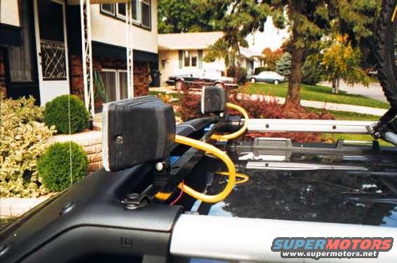 007_8.jpg Here isthe light bar I fabricated.  It will be covered with rhino-liner soon.  Each light has its own power box so there are no plugs left to the elements outside!