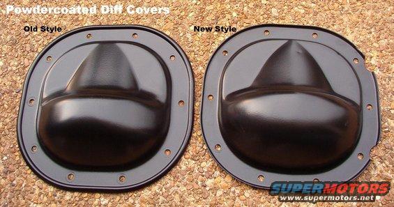 8.8covers.jpg 8.8" Differential Covers Powdercoated

Sandblasted & professionally powdercoated.  Newer style outside surface was heavily pitted, so not as smooth as shown.