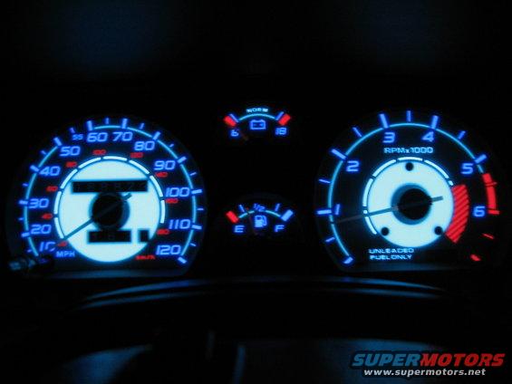 reverse glow gauges 