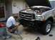 2002 Ford F-350 - Scaring the old lady! R&R Front Bumper! Ready for the cowpusher.