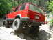 1996 Jeep Cherokee - Off-roading in a 1996 Jeep Cherokee on a challenging rocky trail.
