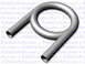 1992 Ford Bronco - A metal pipe is bent into a circular shape with two straight ends visible.
